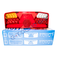 WAS φανάρι led W138DL πίσω αριστερό πολλαπλών λειτουργειών