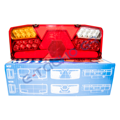 WAS φανάρι led W138DL πίσω αριστερό πολλαπλών λειτουργειών WAS φανάρι led W138DL πίσω αριστερό πολλαπλών λειτουργειών